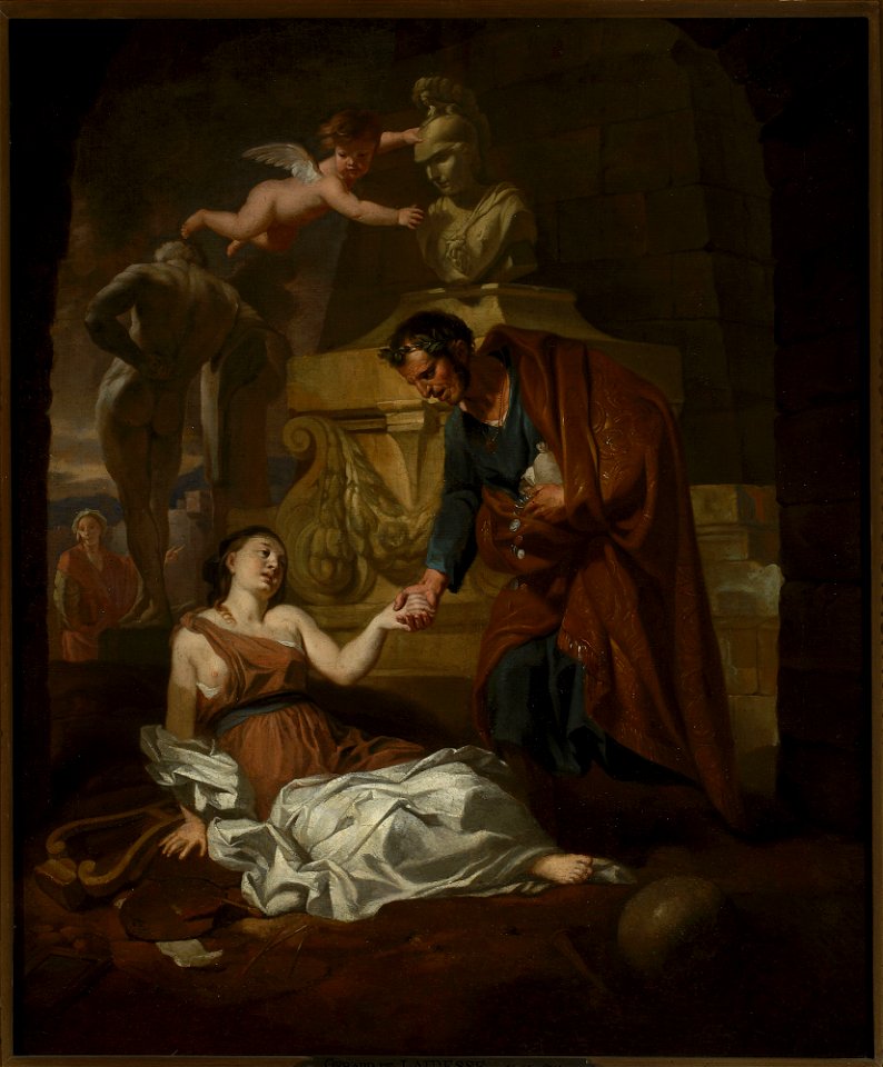 Gerard de Lairesse - Gaius Maecenas (70 BC–8 BC) supports declining fine arts - M.Ob.850 MNW - National Museum in Warsaw