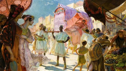Georges-Antoine Rochegrosse - La Promenade de la courtisane