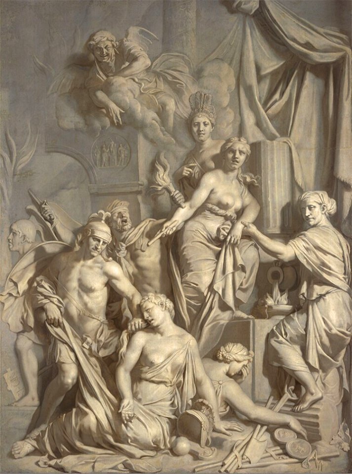 Gerard de Lairesse - Rome van den Throon - 3145 (OK) - Museum Boijmans Van Beuningen