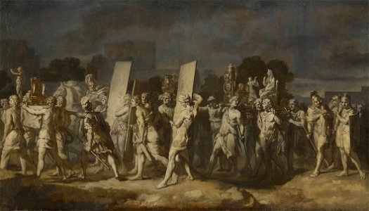 Gerard de Lairesse - Triumphzug Alexanders des Großen, Aufführung des Beutegutes (Folge 2-12) - 4618 - Bavarian State Painting Collections