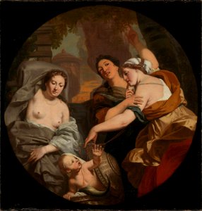 Gerard de Lairesse - The Daughters of Cecrops find Erichthonius in the basket - NG.M.00012 - National Museum of Art, Architecture and Design