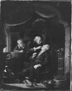 Gerard Dou (Kopie nach) - Der Zahnarzt - 6416 - Bavarian State Painting Collections