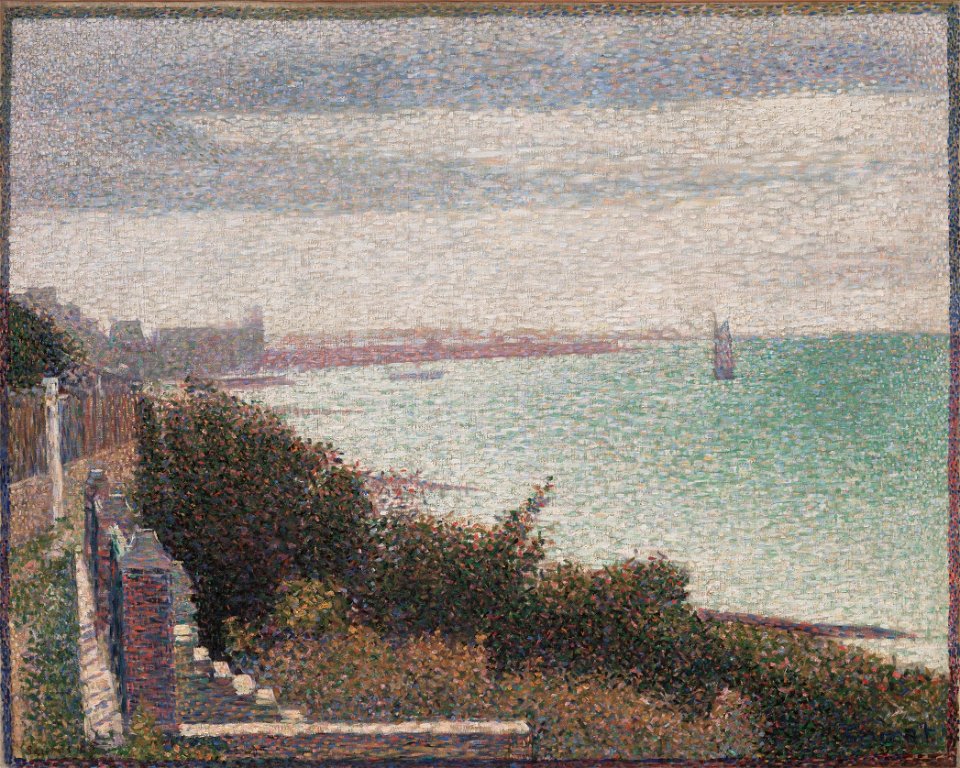 Georges-Pierre Seurat - Grandcamp, un soir - Google Art Project