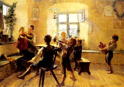 Children's Concert by George Iakovidis. Free illustration for personal and commercial use.