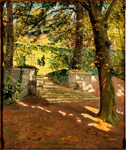 Georges-Émile Carette - Les Anciennes Eaux de Passy (le parc Delessert) - P1075 - Musée Carnavalet