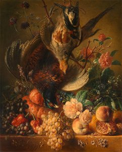 Georgius Jacobus Johannes van Os - Bloemen en gevogelte - SA 282 - Amsterdam Museum