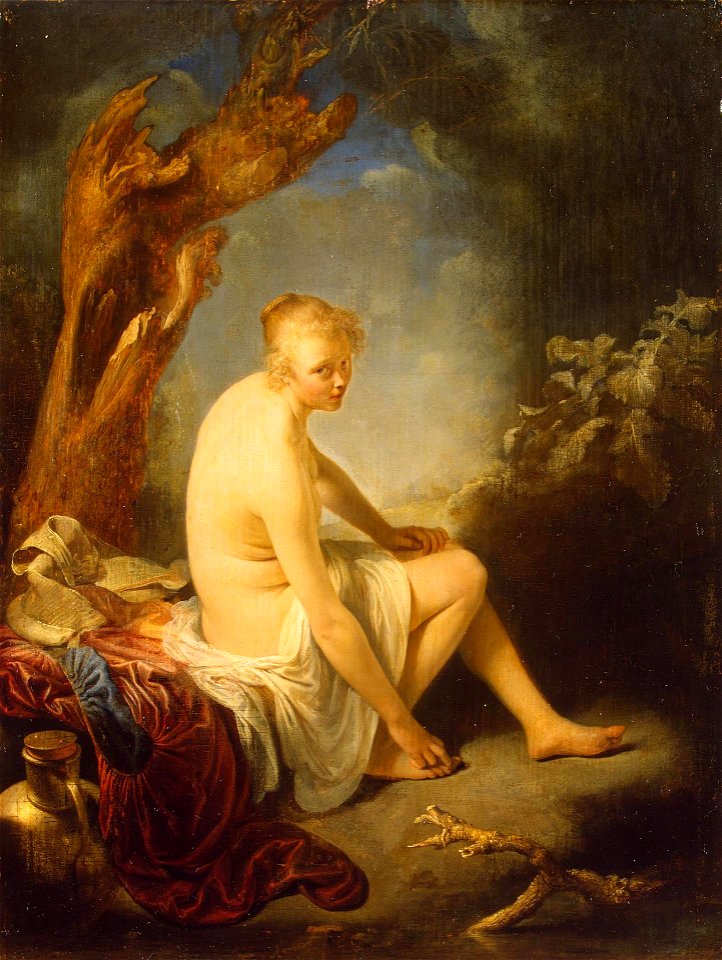 Gerard Dou - Woman Bather
