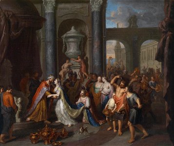 Gerard Hoet Königin von Saba und König Salomo