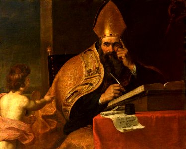 Gerard Seghers (1591-1651) (attributed to) - The Four Doctors of the Western Church, Saint Augustine of Hippo (354–430) - 1257059 - National Trust