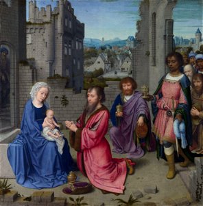 Gerard David - Adoration of the Kings - Google Art ProjectFXD. Free illustration for personal and commercial use.