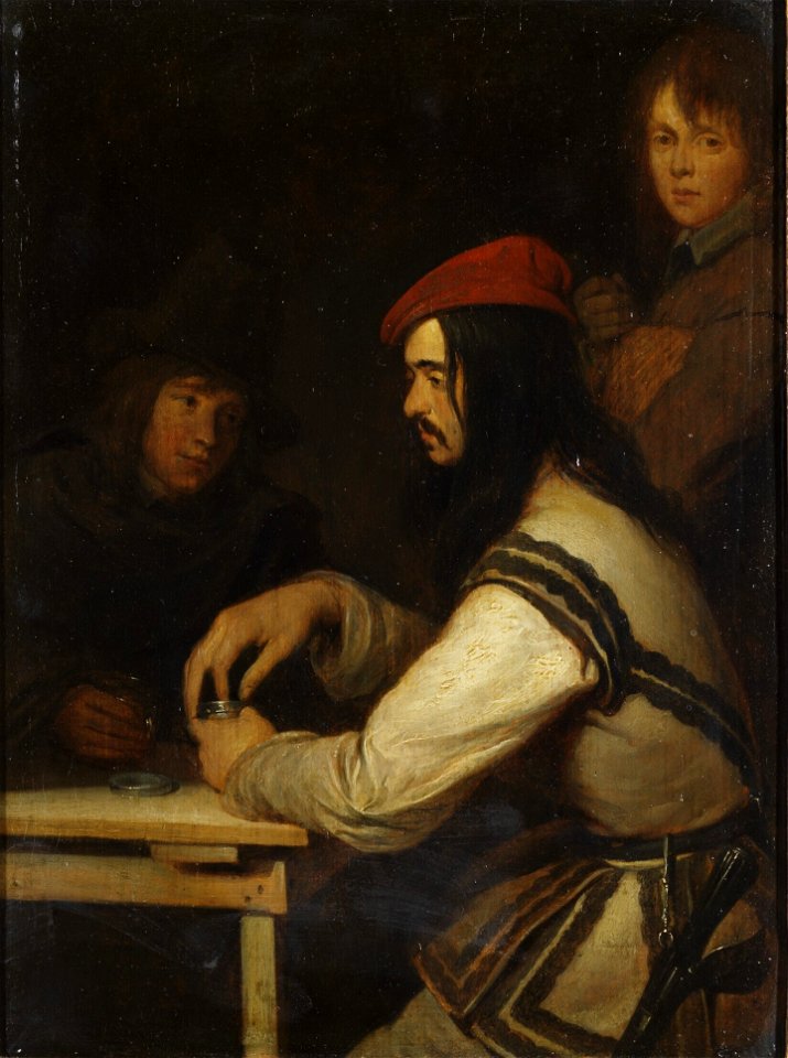 Gerard ter Borch (II) - Drie mannen in een herberg - BRL 2008-09 (OK) - Museum Boijmans Van Beuningen