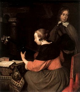 Gerard ter Borch (II) - The Lute Player - WGA22148