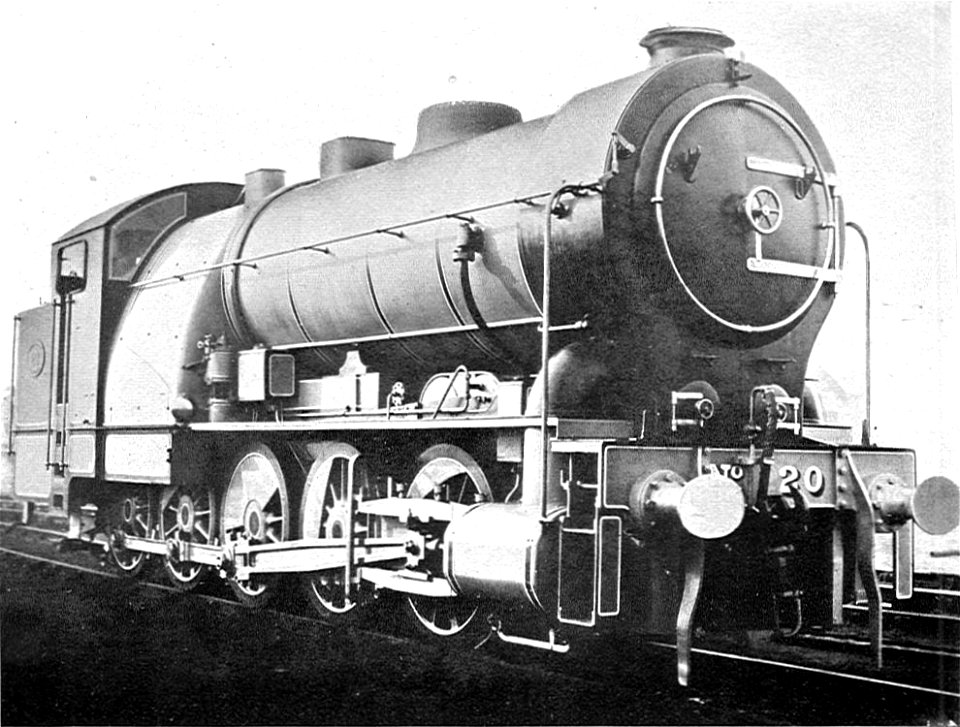 GER Decapod, 0-10-0 (Howden, Boys' Book of Locomotives, 1907)