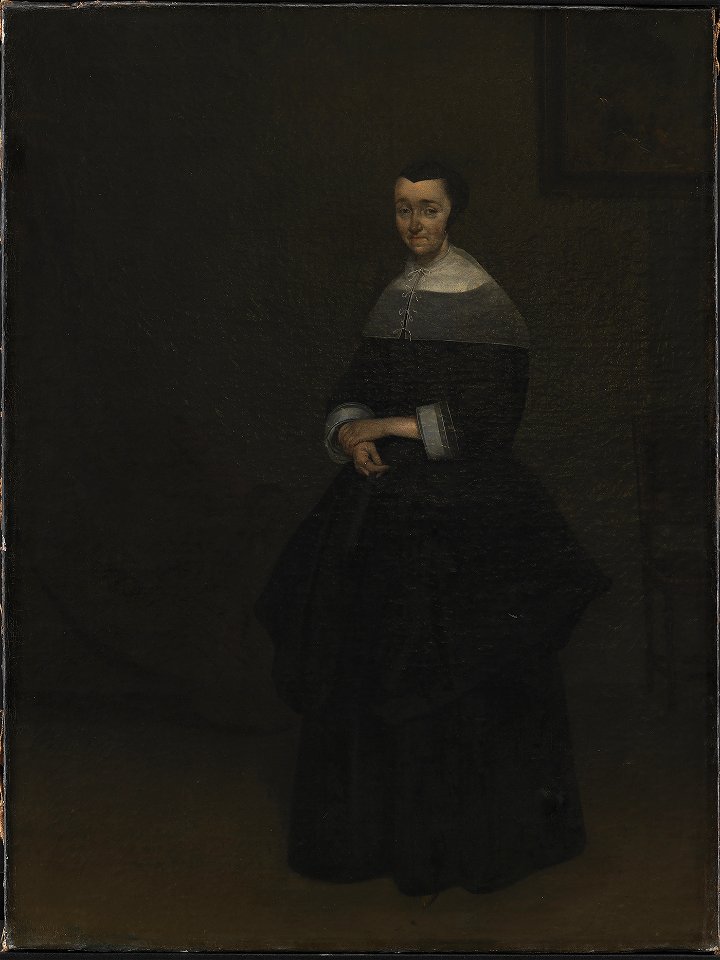 Gerard ter Borch - Portrait of a Lady - KMSsp418 - Statens Museum for Kunst