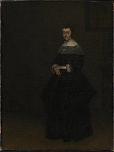 Gerard ter Borch - Portrait of a Lady - KMSsp418 - Statens Museum for Kunst