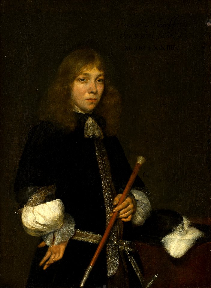 Gerard ter Borch - Portrait of Cornelis de Graeff (1650-1678) - 489 - Mauritshuis