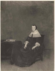 Gerard ter Borch - Portrait of a Seated Lady with a Book
