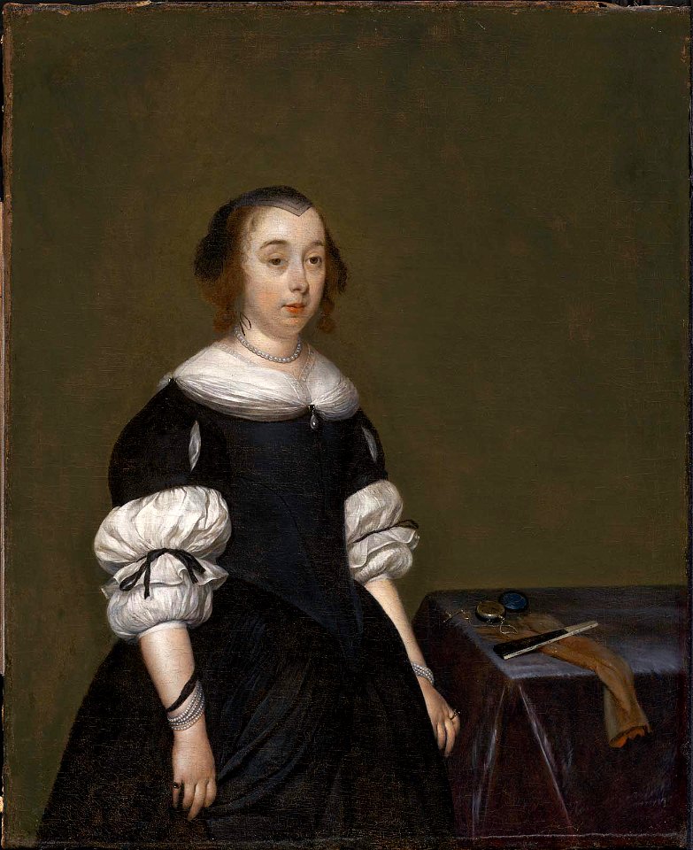 Gerard ter Borch - Portrait of a Woman c. 1670