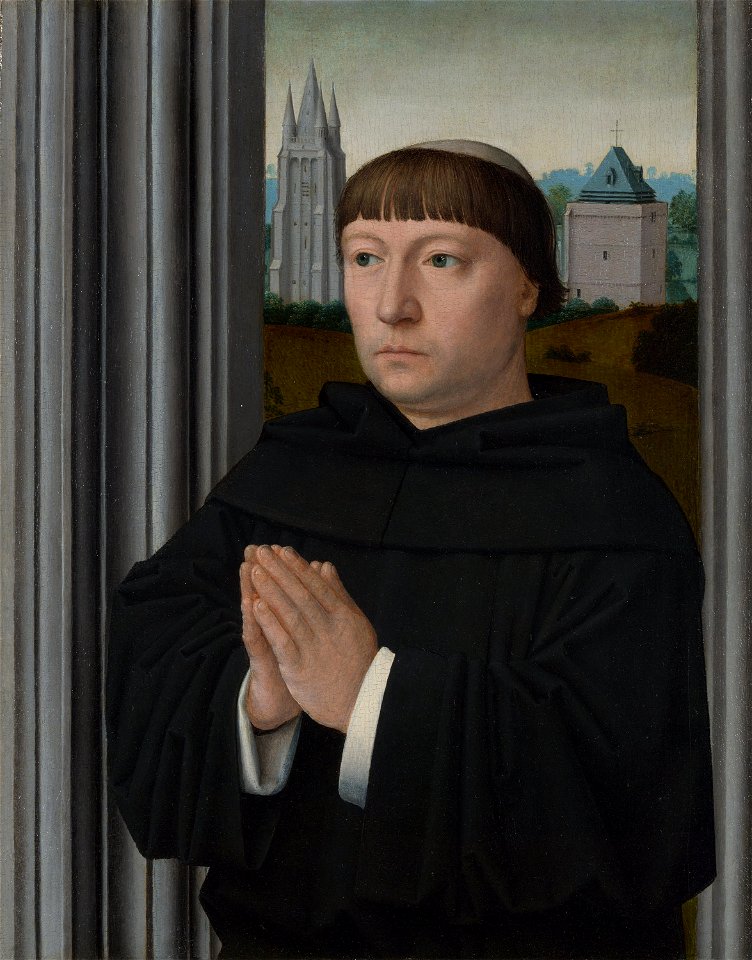 Gerard David - An Augustinian Friar Praying - Google Art Project