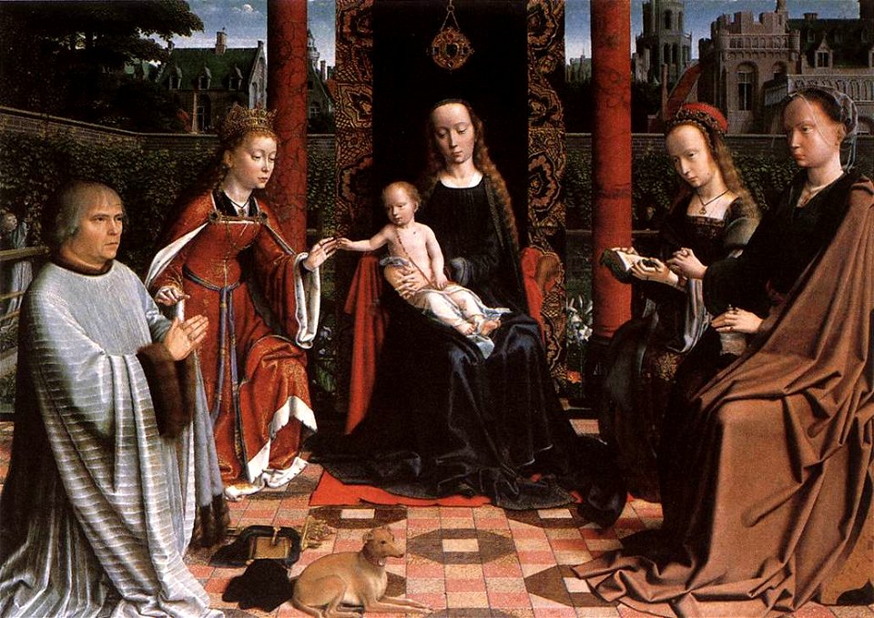 Gerard David - The Mystic Marriage of St Catherine - WGA06024