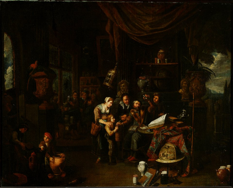 Gerard Thomas - In the alchemist's study - M.Ob.1730 MNW - National Museum in Warsaw