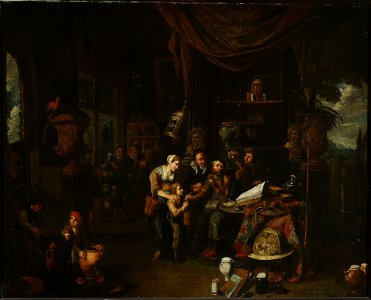 Gerard Thomas - In the alchemist's study - M.Ob.1730 MNW - National Museum in Warsaw