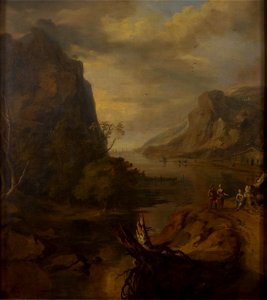 Gerard van Edema (c. 1652-c. 1700) - Landscape with Figures - RCIN 404750 - Royal Collection