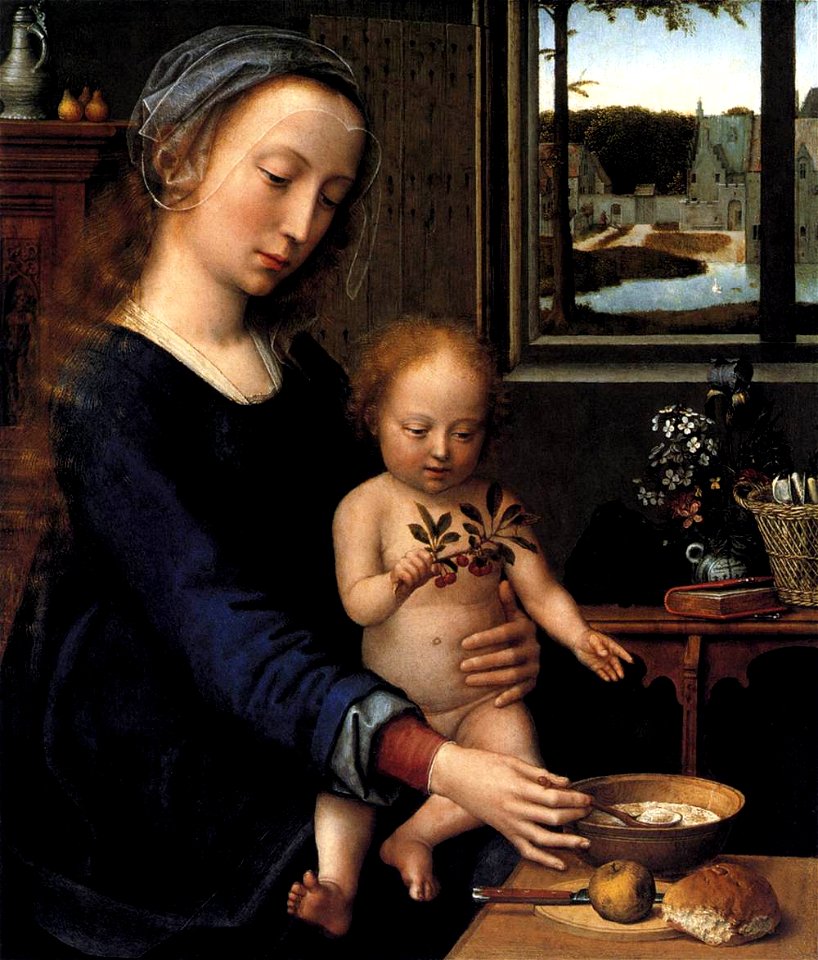 Gerard David - Virgin and Child with the Milk Soup - WGA06027