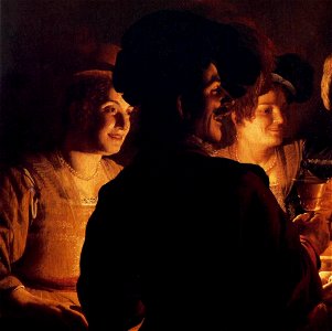 Gerard van Honthorst - Supper Party (detail) - WGA11653