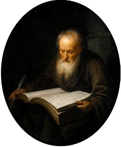 Gerard Dou - A Monk Reading 145N09335 4D86L