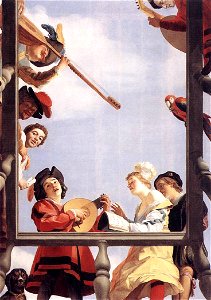 Gerard van Honthorst - Musical Group on a Balcony - WGA11659