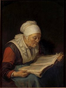 Gerard Dou - Old Woman Reading a Book