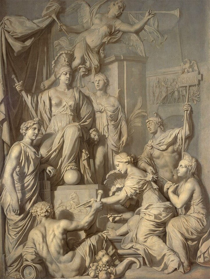 Gerard de Lairesse - Rome op den Throon - 3144 (OK) - Museum Boijmans Van Beuningen