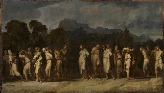 Gerard de Lairesse - Triumphzug Alexanders des Großen, Zug der Gefangenen (Folge 7-12) - 4955 - Bavarian State Painting Collections