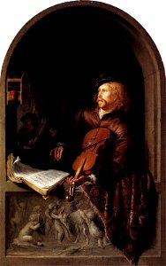 Gerard Dou - Violon Player - WGA06663