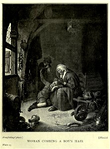Gerard Dou - Woman combing a child's hair gerarddou00martiala 0075