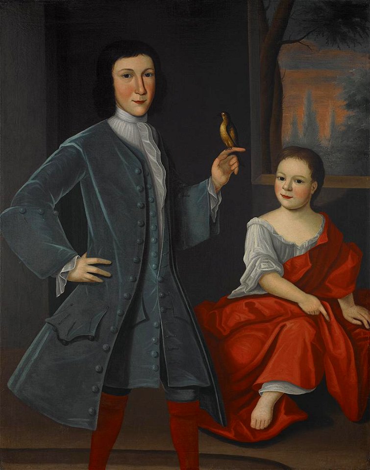 Gerardus Duyckinck I - Franks Children with Bird - 2005.12 - Crystal Bridges Museum of American Art