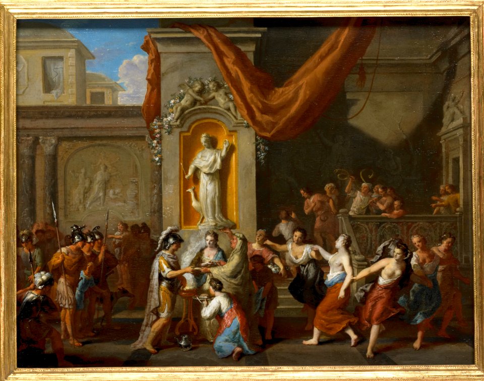 Gerard Hoet - Huwelijk van Alexander de Grote en Roxanne van Bactrië - BR0385 - Rijksmuseum Twenthe