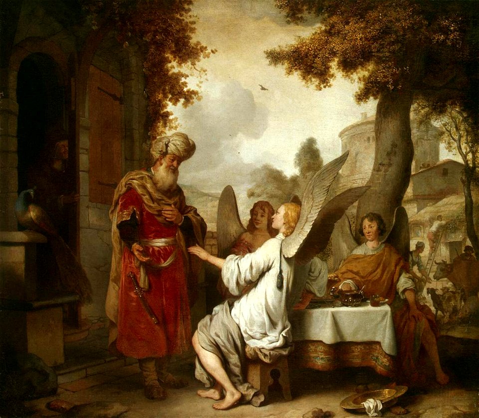 Gerbrand van den Eeckhout - Abraham and the Three Angels - WGA7462