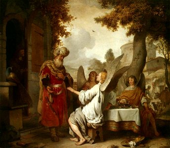 Gerbrand van den Eeckhout - Abraham and the Three Angels - WGA7462