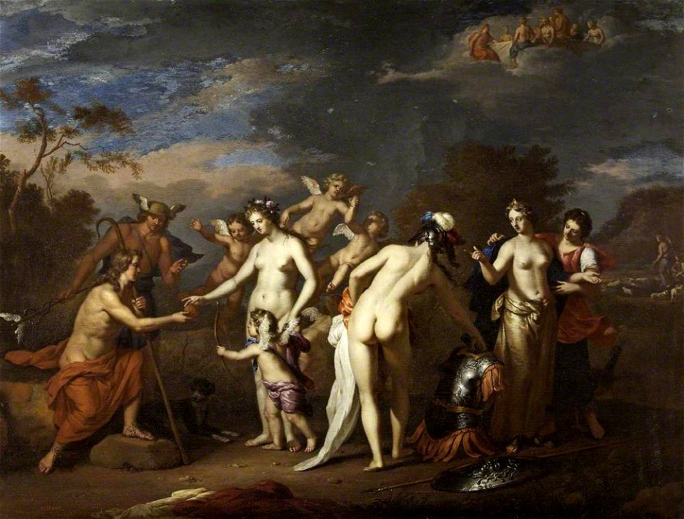 Gerard Hoet the elder (1648-1733) - The Judgement of Paris - 732365 - National Trust