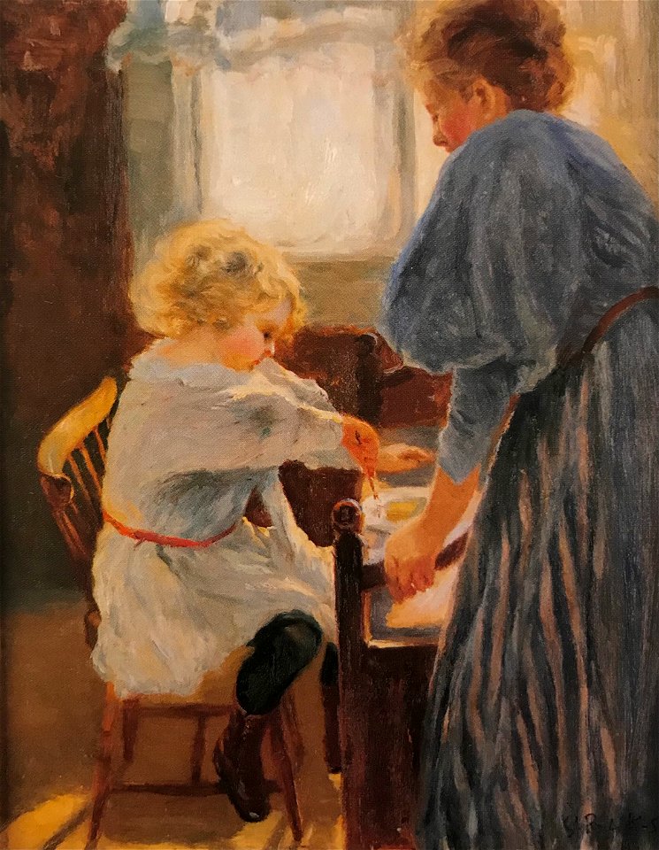 Gerda Roosval - Kallstenius - John Eating