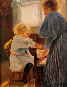 Gerda Roosval - Kallstenius - John Eating