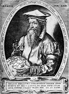 Gerhard Mercator. Free illustration for personal and commercial use.