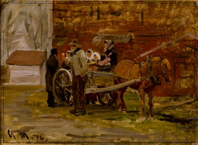 Gerhard Munthe - The Apple Cart - NG.M.01575 - National Museum of Art, Architecture and Design