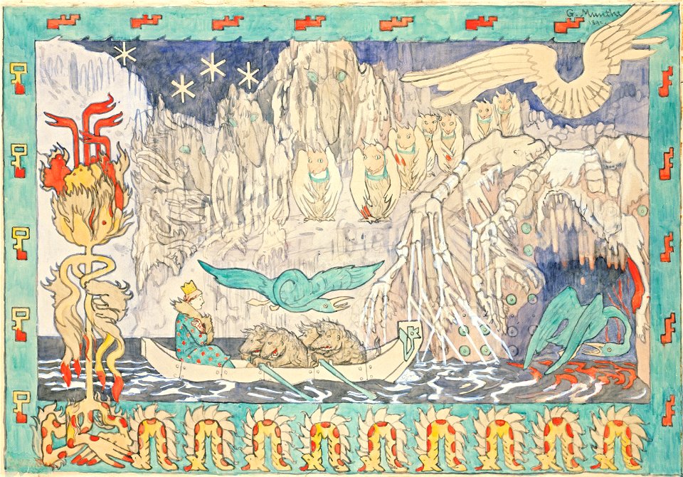 Gerhard Munthe - In the Giant's Lair - Google Art Project