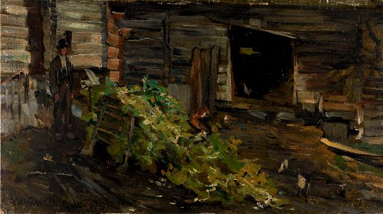 Gerhard Munthe - The Sledge - NG.M.01306 - National Museum of Art, Architecture and Design