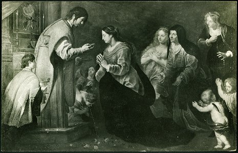 Gerard Seghers - Der Evangelist Johannes spendet der Jungfrau Maria die letzte Kommunion - GG 2624 - Kunsthistorisches Museum