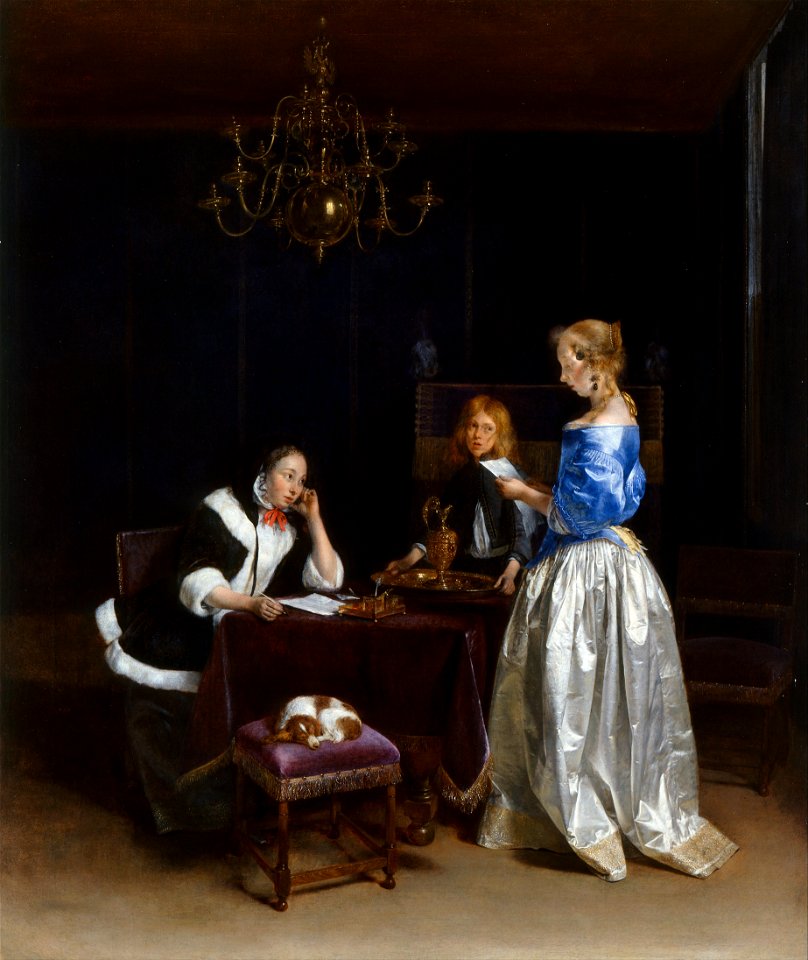 Gerard ter Borch - The Letter - Google Art Project