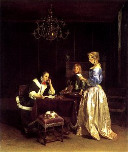 Gerard ter Borch (II) - Woman Reading a Letter - WGA22139